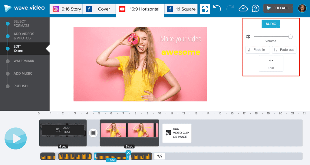 invideo-ai-interface-video-editing-tools