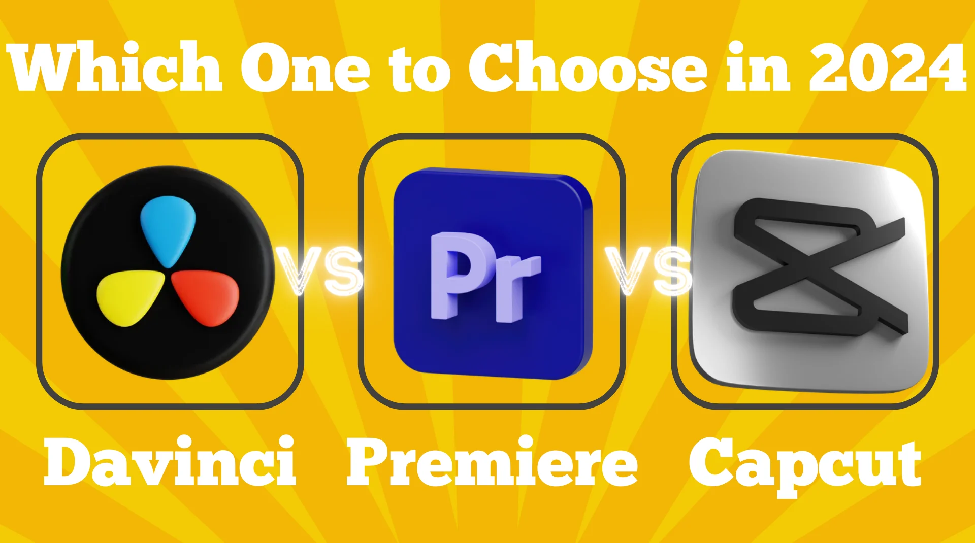 capcut vs davinci resolve vs adobe premiere pro